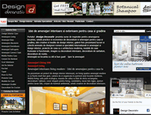 Tablet Screenshot of designdecorativ.ro